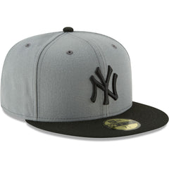 New York Yankees New Era Two-Tone 59FIFTY Fitted Hat - Gray/Black - New Era Sale