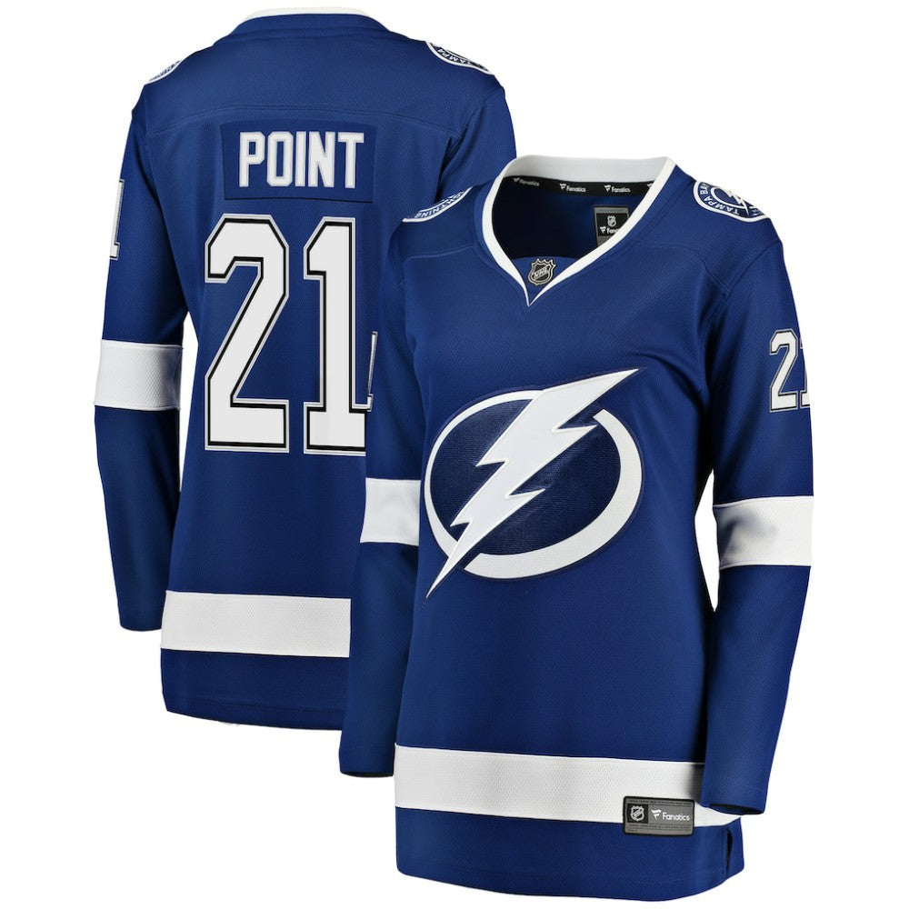 Brayden Point Tampa Bay Lightning Fanatics Women's Breakaway Player Jersey - Blue - NHL 3081183
