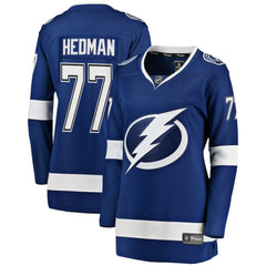 Victor Hedman Tampa Bay Lightning Fanatics Women's Breakaway Player Jersey - Blue - NHL 3081187