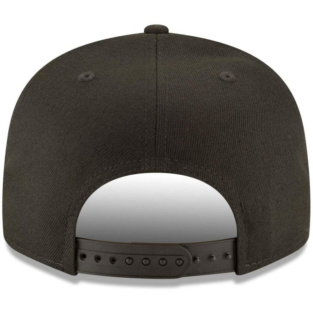 Philadelphia Phillies New Era Black on Black 9FIFTY Team Snapback Adjustable Hat - Black - New Era Sale
