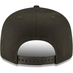 Cincinnati Reds New Era Black on Black 9FIFTY Team Snapback Adjustable Hat - Black - New Era Sale