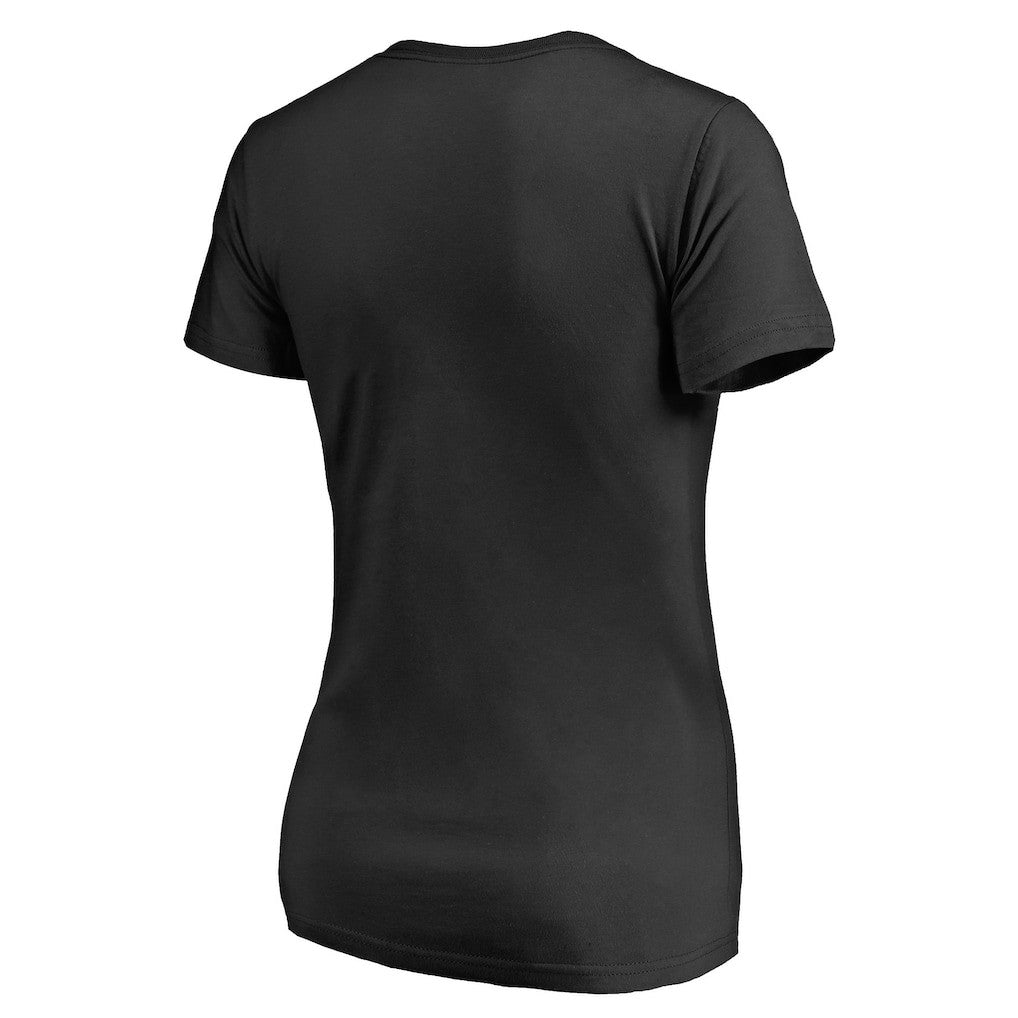 Dallas Mavericks Lovely V-Neck T-Shirt Black