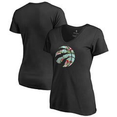 Toronto Raptors Lovely V-Neck T-Shirt Black