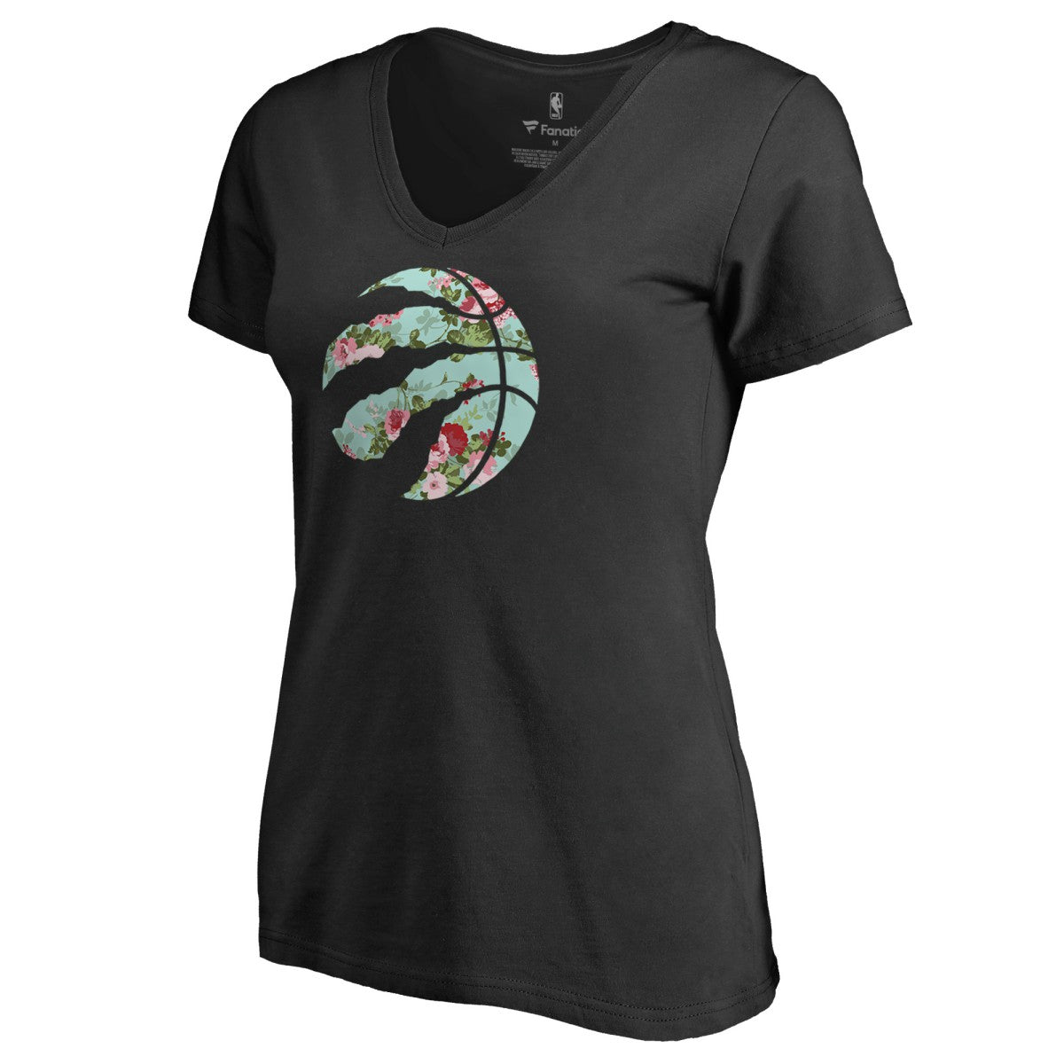 Toronto Raptors Lovely V-Neck T-Shirt Black