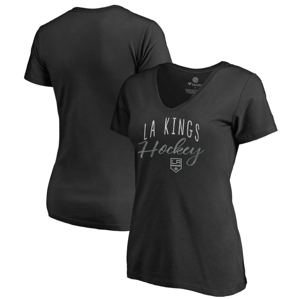 Los Angeles Kings Women's Graceful V-Neck T-Shirt - Black - NHL 3088742
