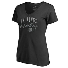 Los Angeles Kings Women's Graceful V-Neck T-Shirt - Black - NHL 3088742