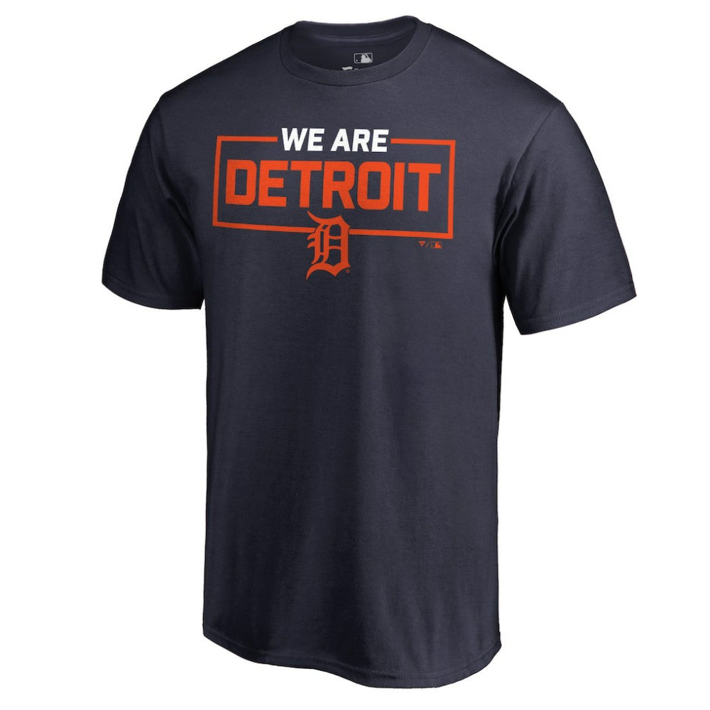 Detroit Tigers We Are Icon T-Shirt - Navy - MLB Discount