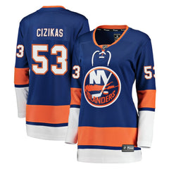 Casey Cizikas New York Islanders Fanatics Women's Breakaway Player Jersey - Royal - NHL 3094760