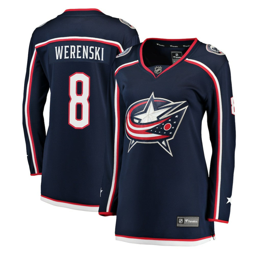 Zach Werenski Columbus Blue Jackets Fanatics Women's Breakaway Jersey - Navy - NHL 3094876
