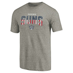 Phoenix Suns Freedom Tri-Blend T-Shirt Gray