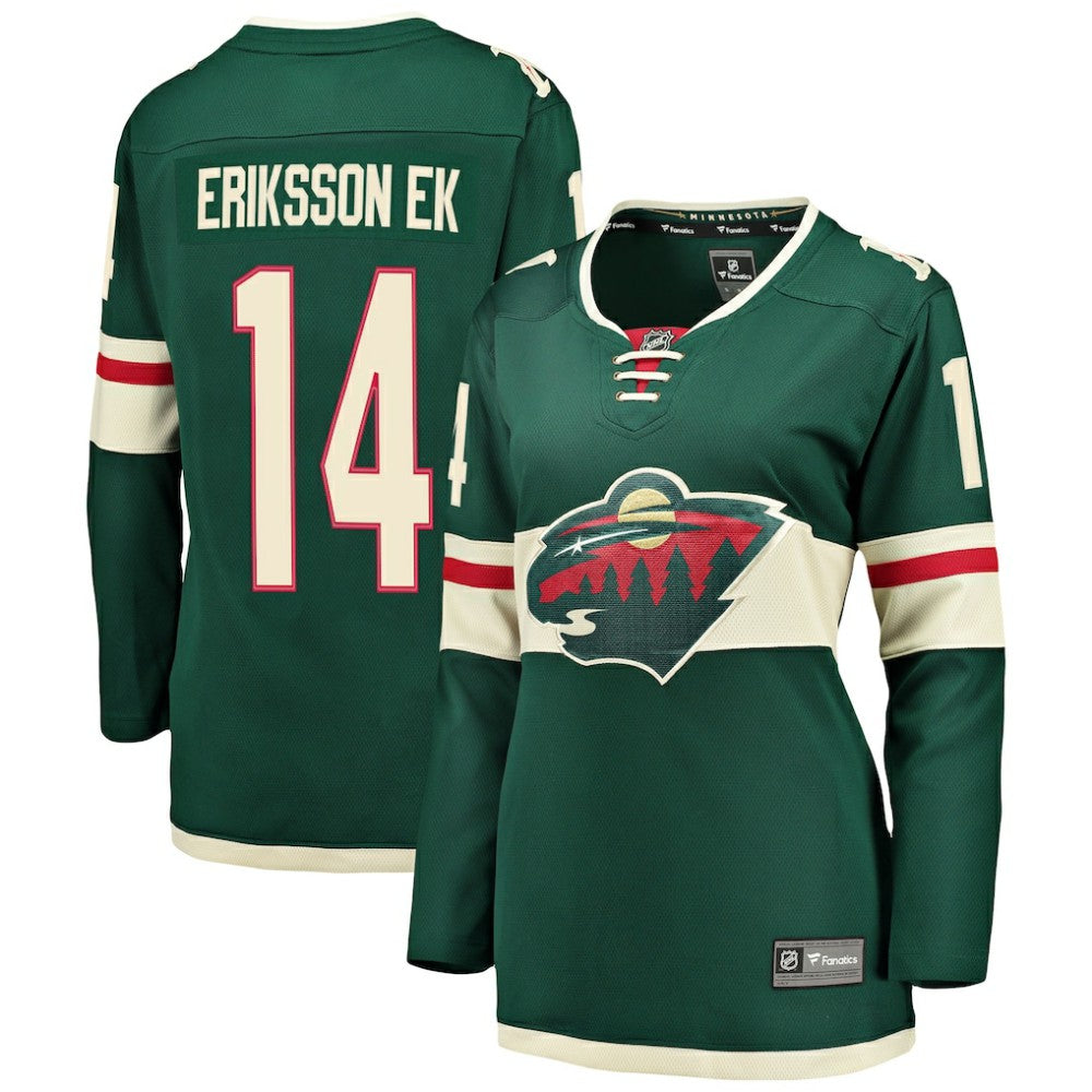 Joel Eriksson Ek Minnesota Wild Fanatics Women's Breakaway Player Jersey - Green - NHL 3096398