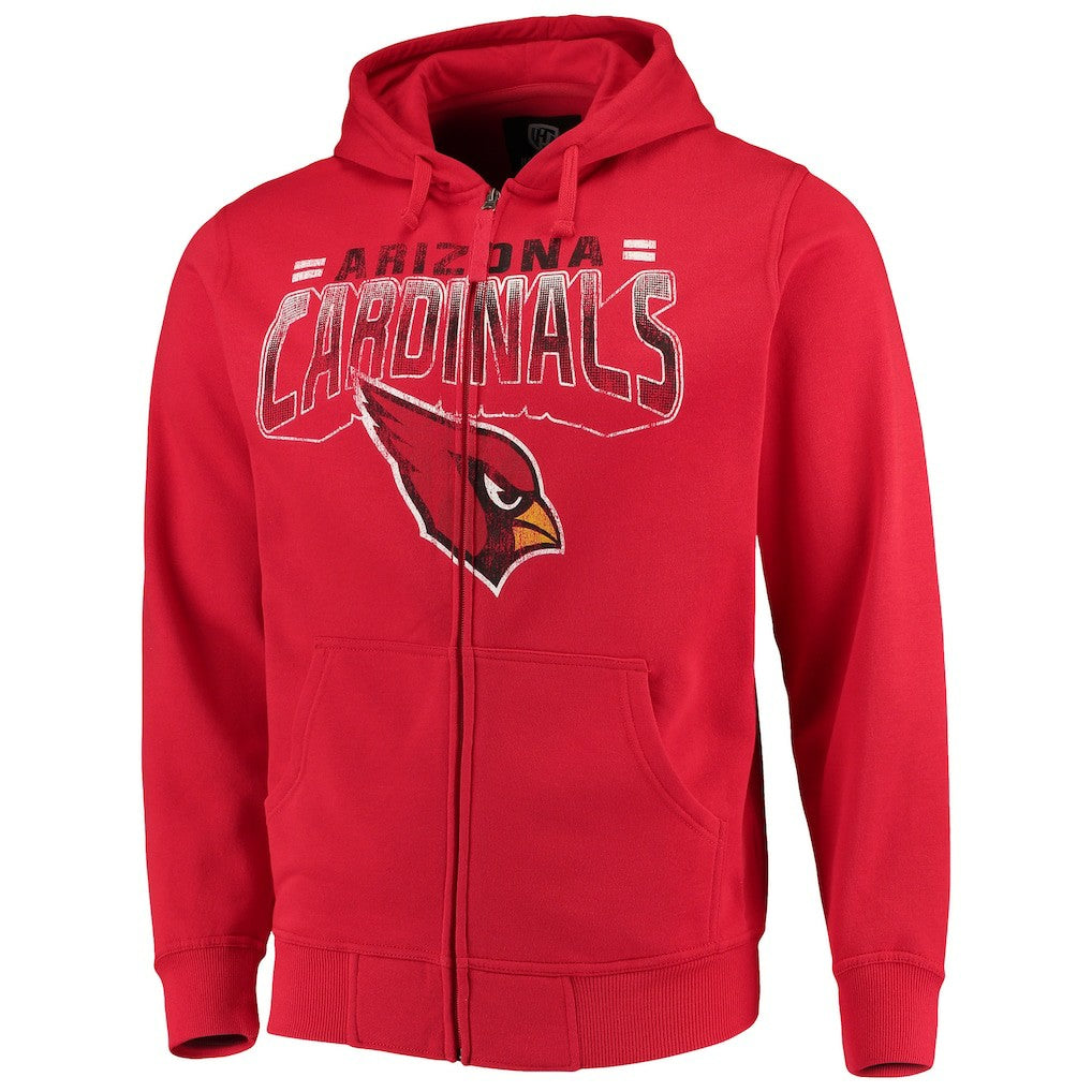 Arizona Cardinals G-III Sports by Carl Banks Perfect Season Full-Zip Hoodie Cardinal