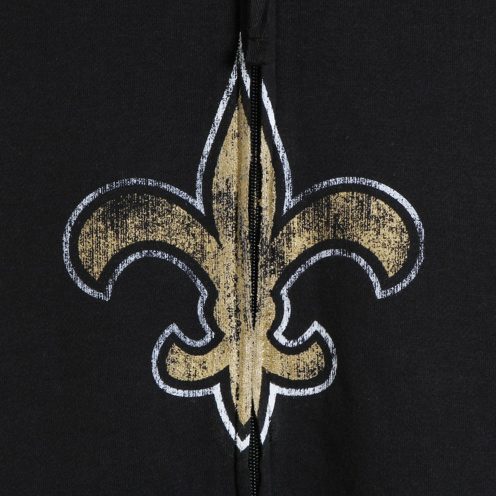 New Orleans Saints G-III Sports by Carl Banks Primary Logo Full-Zip Hoodie Black