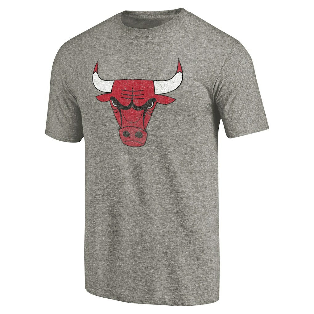 Chicago Bulls Greatest Dad Tri-Blend T-Shirt Gray