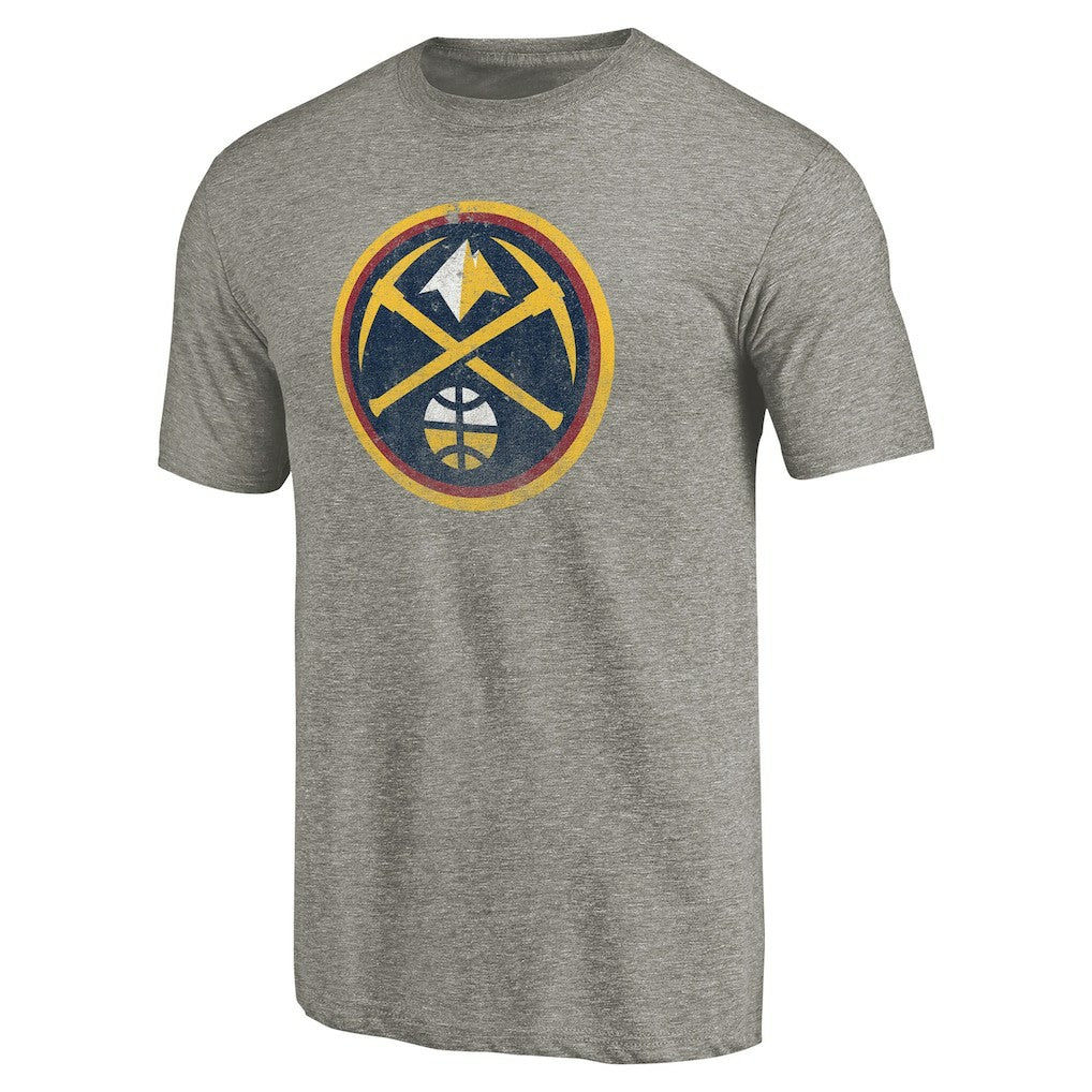 Denver Nuggets Greatest Dad Tri-Blend T-Shirt Gray