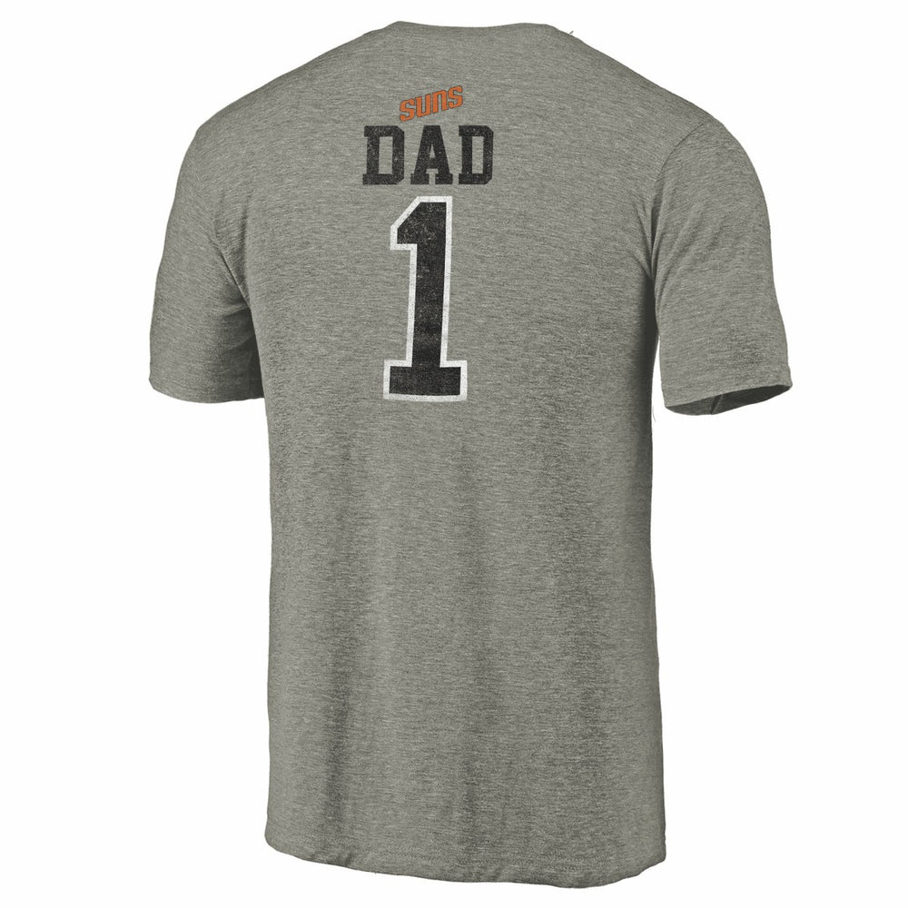 Phoenix Suns Greatest Dad Tri-Blend T-Shirt Gray