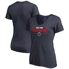 Washington Wizards Women's We Are Iconic Collection V-Neck T-Shirt Navy
