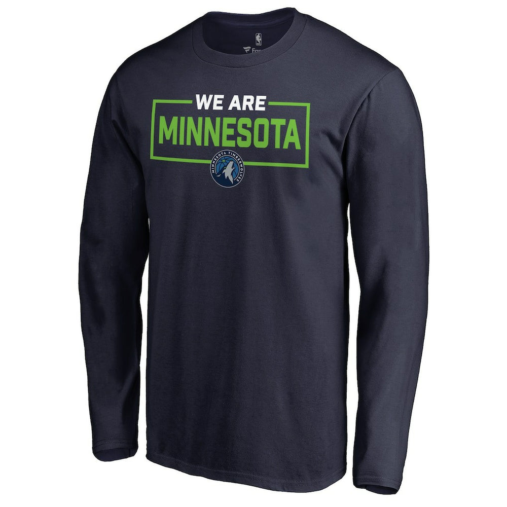 Minnesota Timberwolves We Are Iconic Collection Long Sleeve T-Shirt Navy