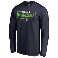 Minnesota Timberwolves We Are Iconic Collection Long Sleeve T-Shirt Navy