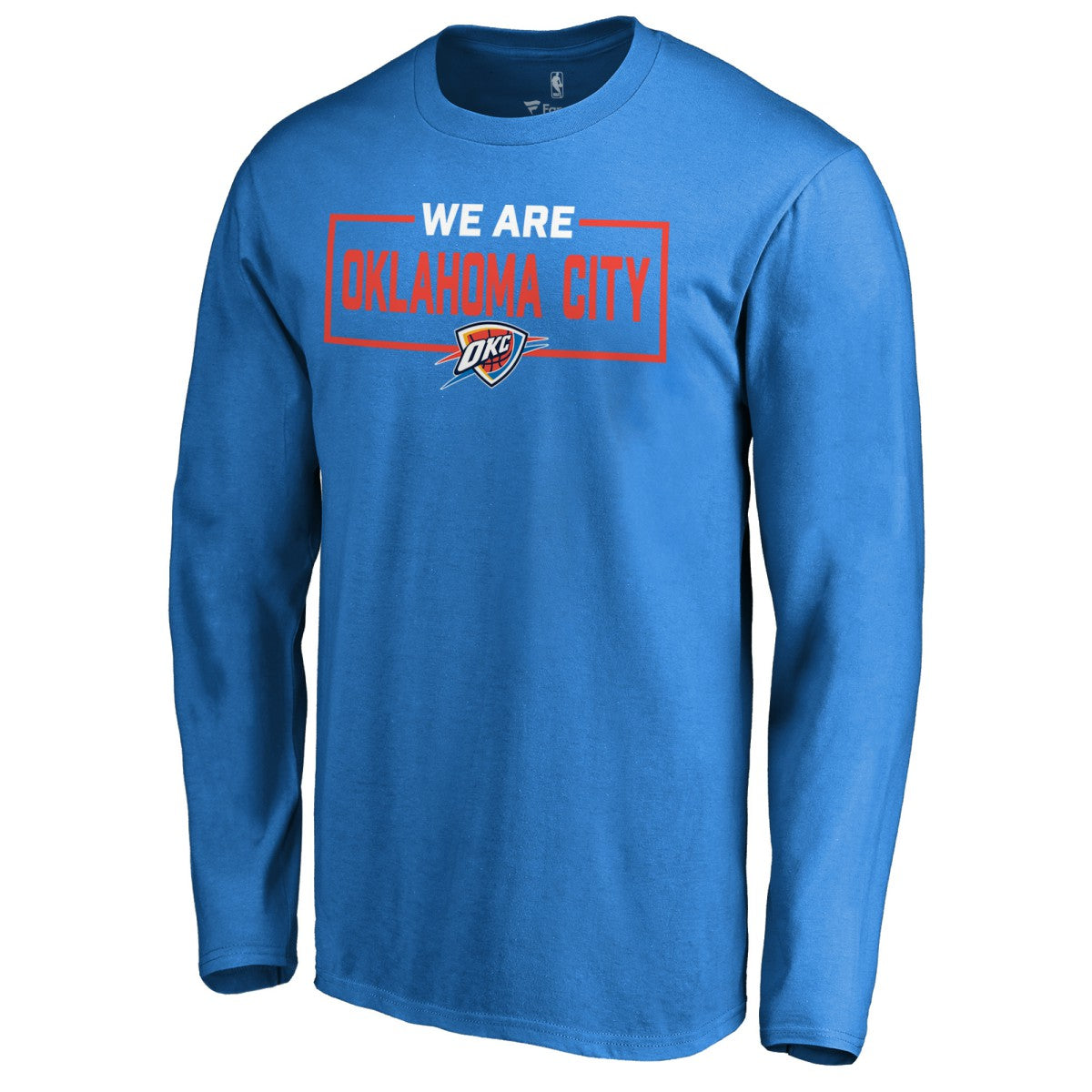 Oklahoma City Thunder We Are Iconic Collection Long Sleeve T-Shirt Blue