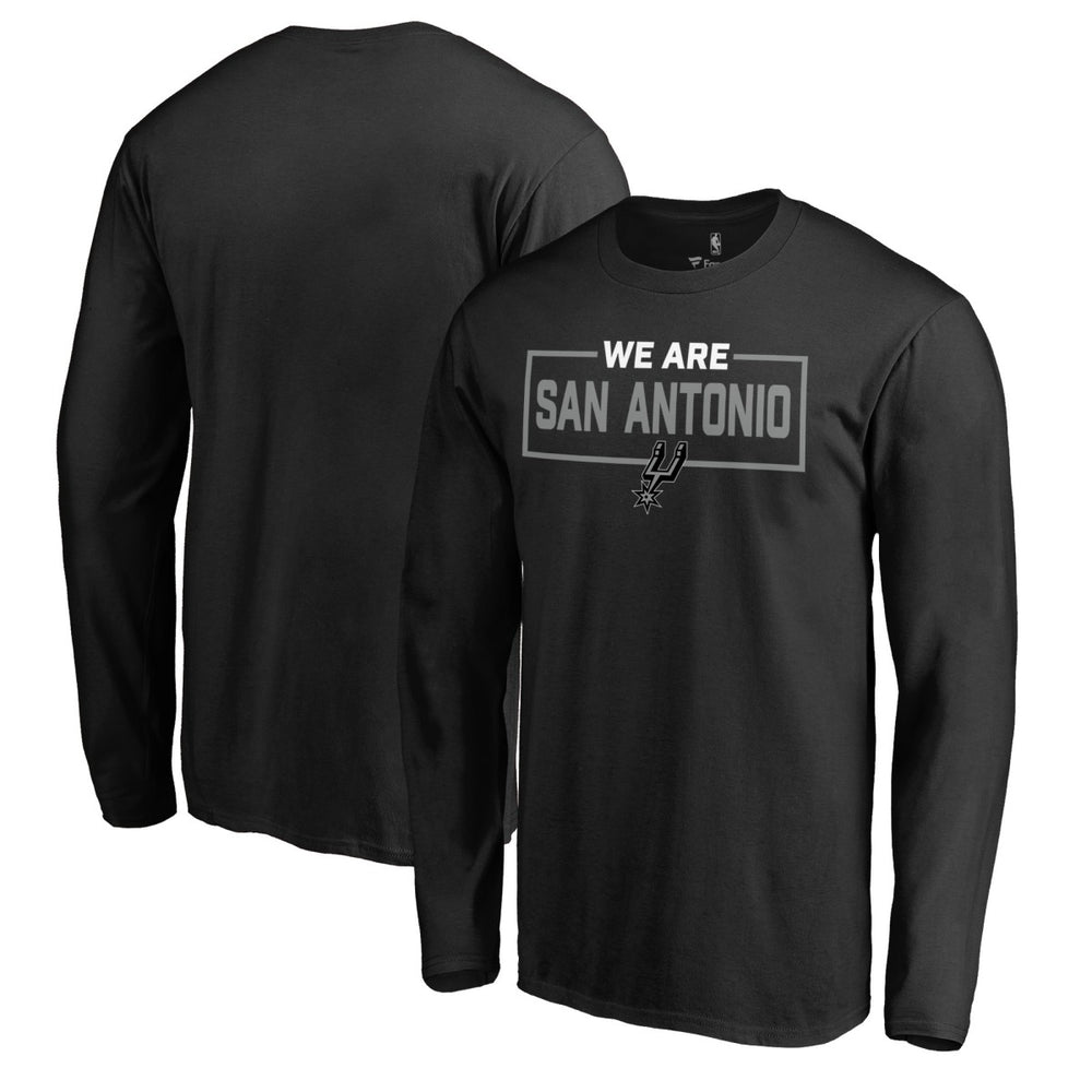San Antonio Spurs We Are Iconic Collection Long Sleeve T-Shirt Black