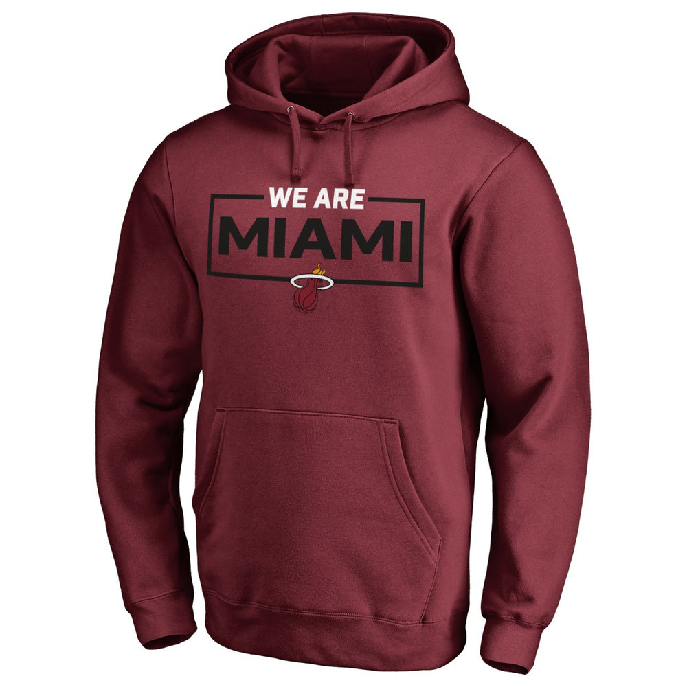 Miami Heat We Are Iconic Collection Pullover Hoodie Garnet