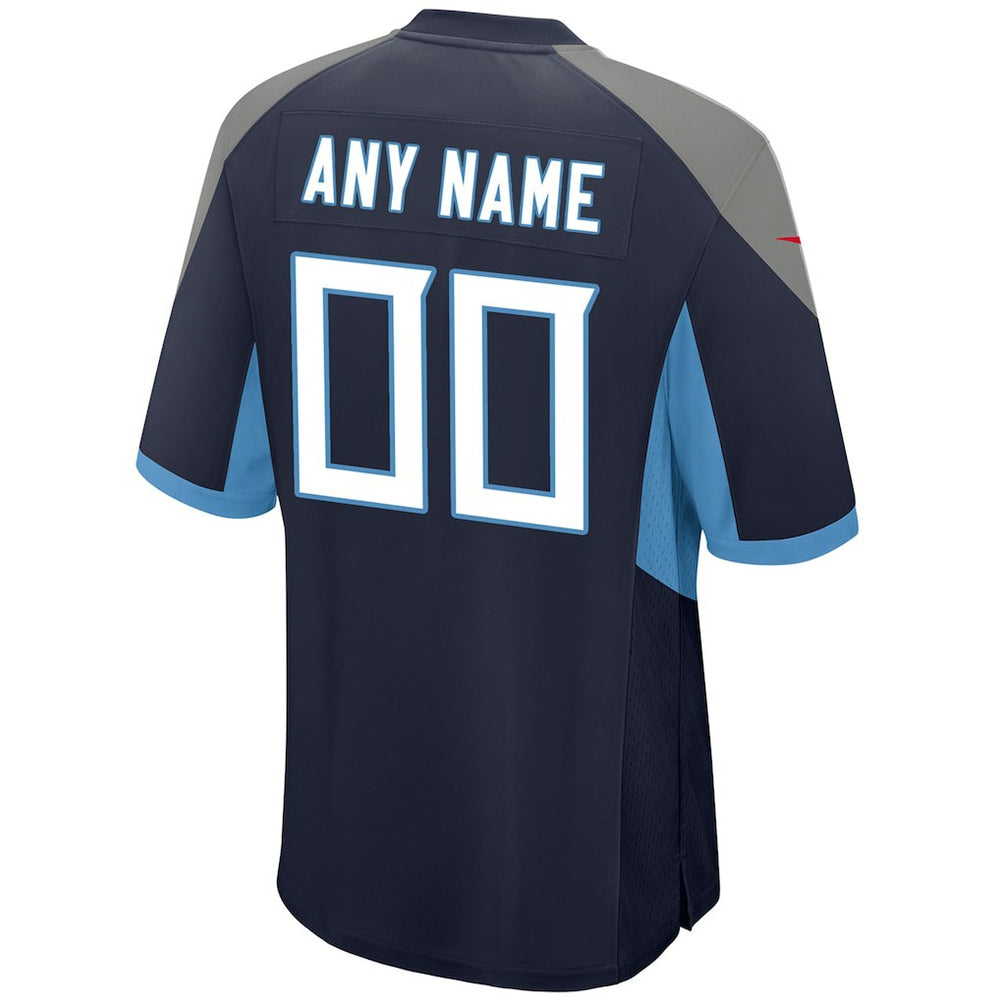 Nike Tennessee Titans Youth Custom Game Jersey Navy