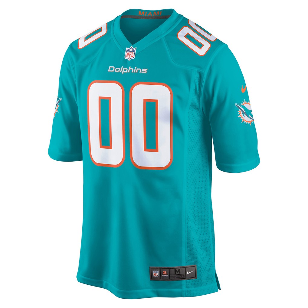 Nike Miami Dolphins Youth Custom Game Jersey Aqua