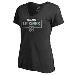 Los Angeles Kings Women's Iconic Collection V-Neck T-Shirt - Black - NHL 3120548