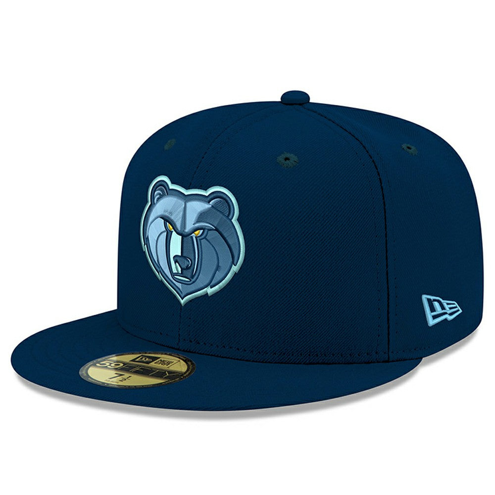 Memphis Grizzlies New Logo Team Color 59FIFTY Fitted Hat Blue | New Era Near Me