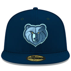 Memphis Grizzlies New Logo Team Color 59FIFTY Fitted Hat Blue | New Era Near Me