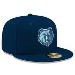 Memphis Grizzlies New Logo Team Color 59FIFTY Fitted Hat Blue | New Era Near Me