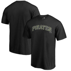 Pittsburgh Pirates Armed Forces Wordmark T-Shirt - Black - MLB Lifestyle