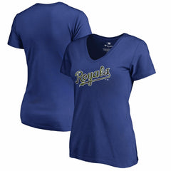 Kansas City Royals Women's Armed Forces Wordmark T-Shirt - Royal - MLB on Sale