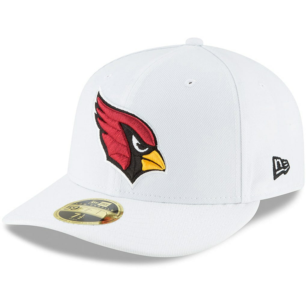 Arizona Cardinals New Era Omaha Low Profile 59FIFTY Fitted Hat White