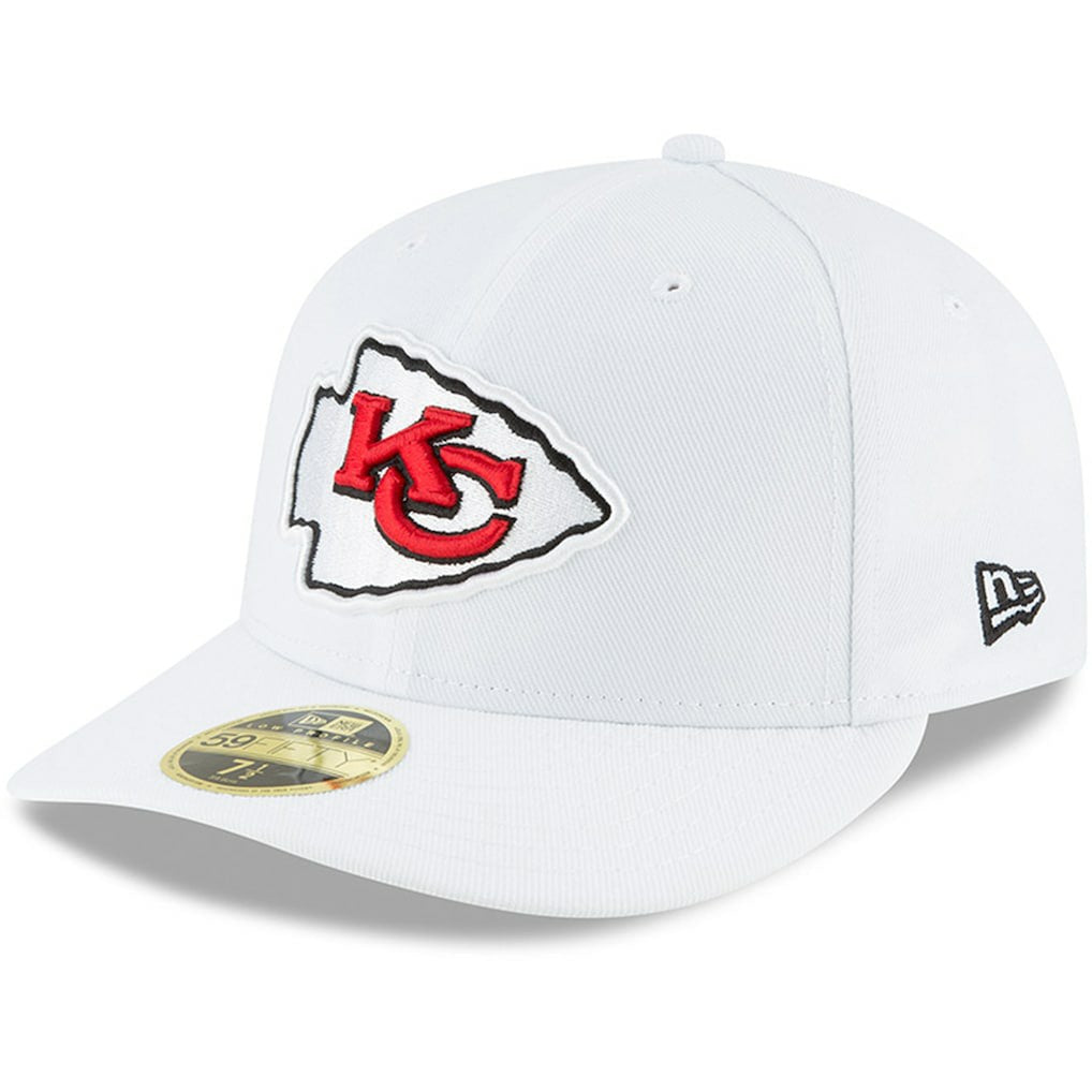 Kansas City Chiefs New Era Omaha Low Profile 59FIFTY Fitted Hat White
