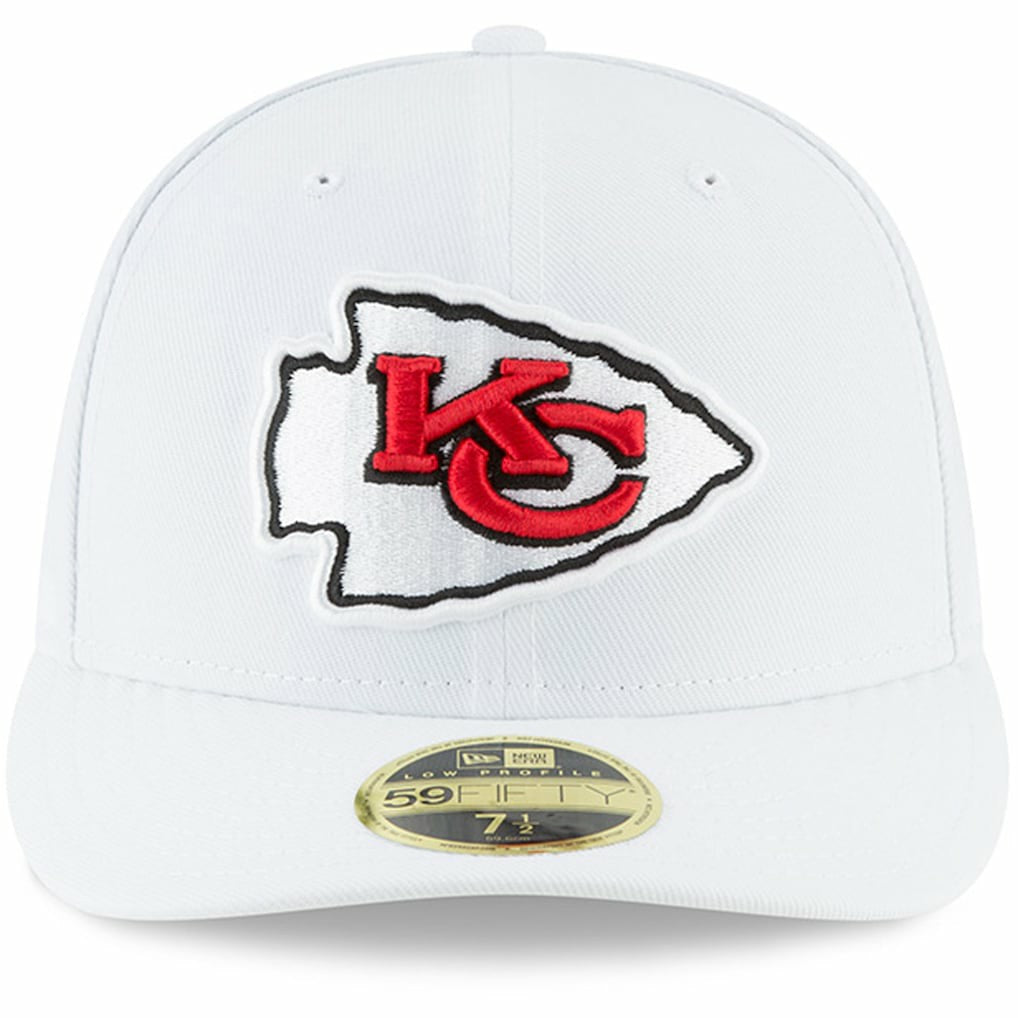 Kansas City Chiefs New Era Omaha Low Profile 59FIFTY Fitted Hat White