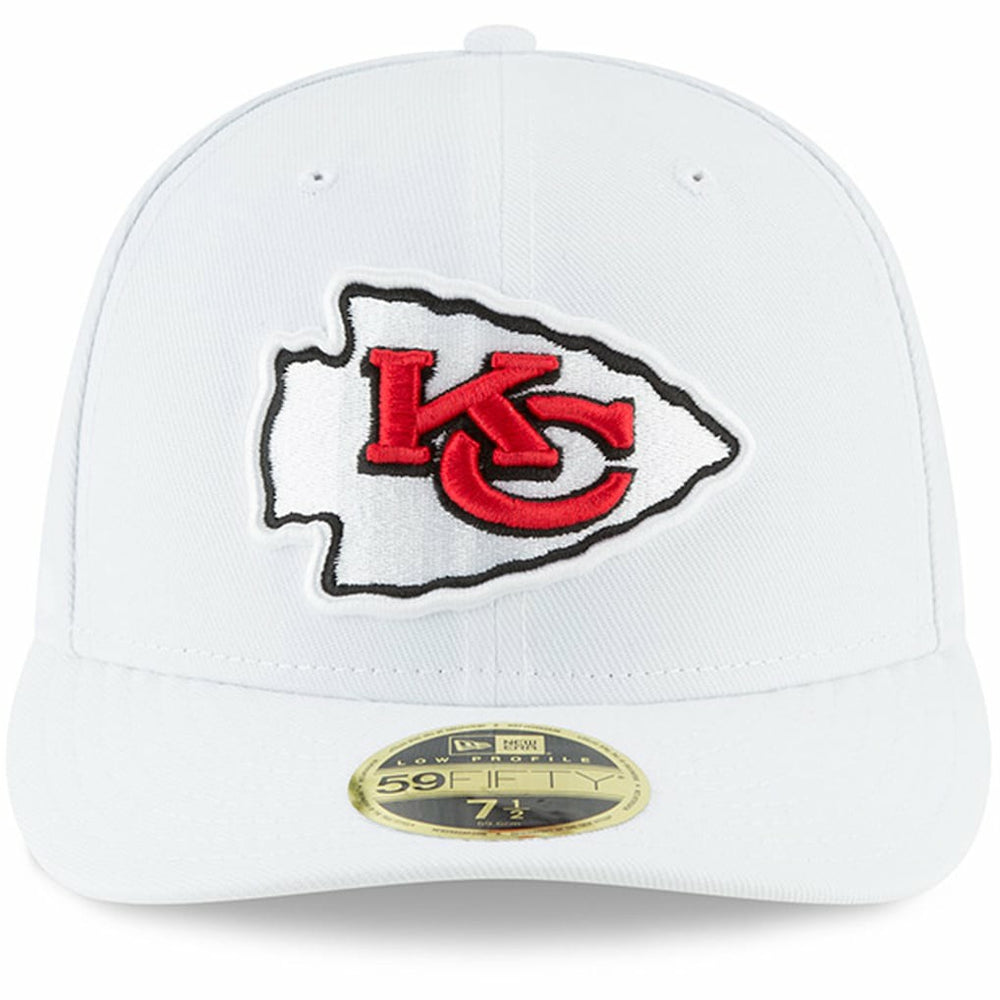 Kansas City Chiefs New Era Omaha Low Profile 59FIFTY Fitted Hat White