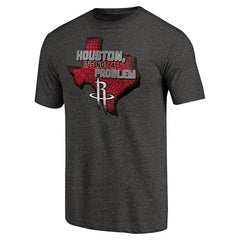 Houston Rockets Hometown Collection No Problem Tri-Blend T-Shirt Black