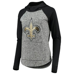 New Orleans Saints G-III 4Her by Carl Banks Women's Championship Ring Pullover Hoodie Heathered Gray/Black