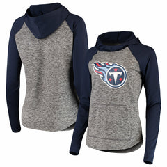 Tennessee Titans G-III 4Her by Carl Banks Women's Championship Ring Pullover Hoodie Heathered Gray/Navy