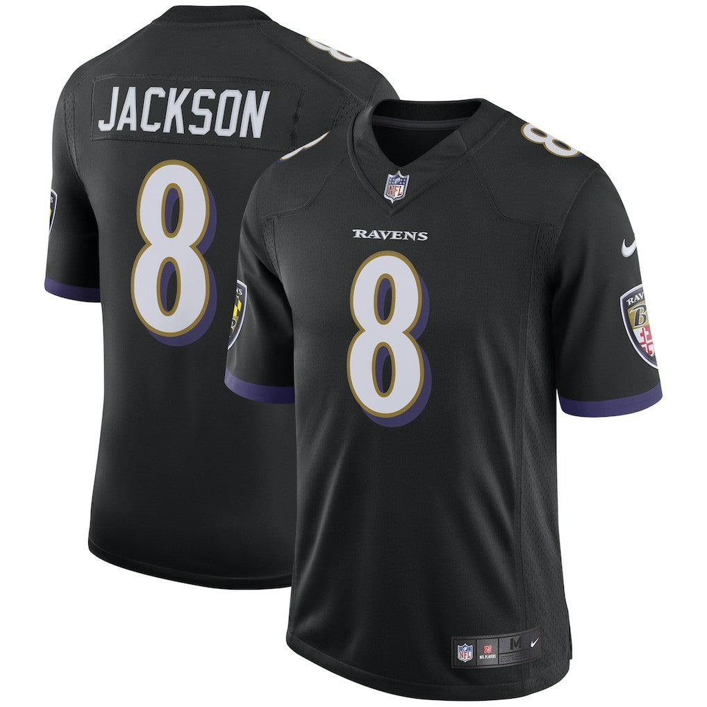 Nike Lamar Jackson Baltimore Ravens Speed Machine Limited Jersey Black