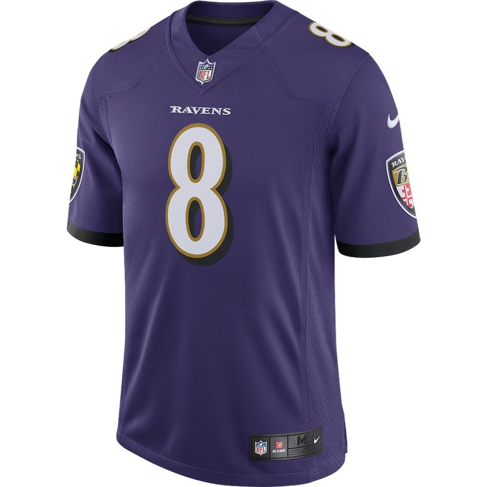Nike Lamar Jackson Baltimore Ravens Speed Machine Limited Jersey Purple