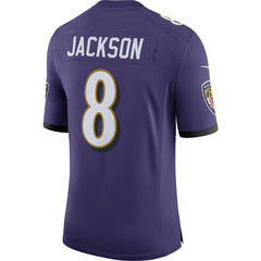 Nike Lamar Jackson Baltimore Ravens Speed Machine Limited Jersey Purple