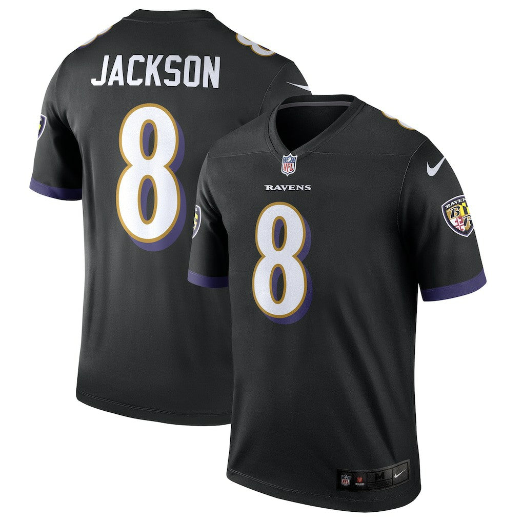 Nike Lamar Jackson Baltimore Ravens Legend Player Performance Top Black