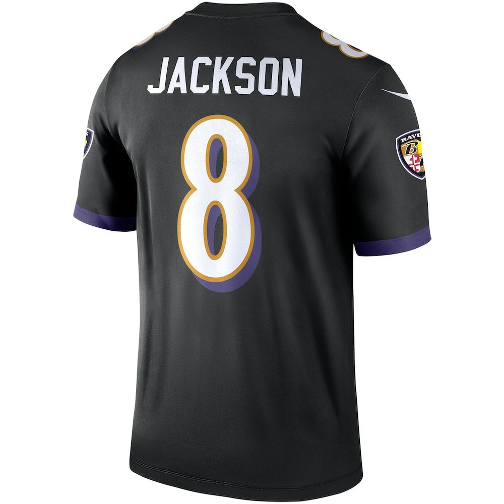 Nike Lamar Jackson Baltimore Ravens Legend Player Performance Top Black