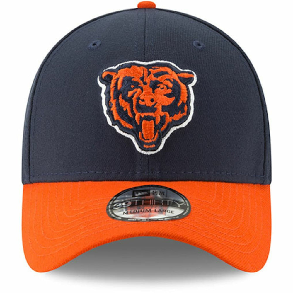 Chicago Bears New Era Team Classic Two-Tone 39THIRTY Flex Hat Navy/Orange