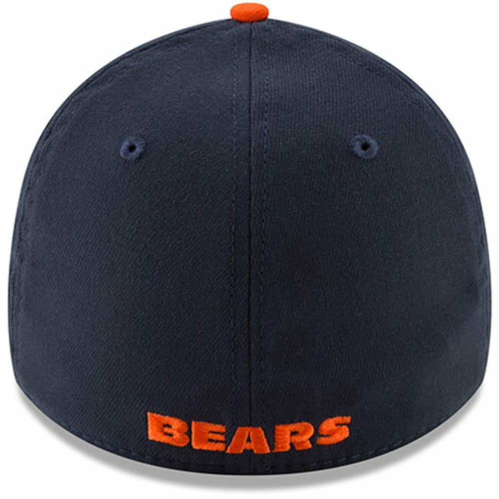 Chicago Bears New Era Team Classic Two-Tone 39THIRTY Flex Hat Navy/Orange