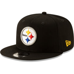 Pittsburgh Steelers New Era Basic 9FIFTY Adjustable Snapback Hat Black