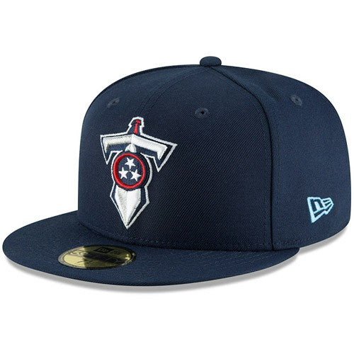 Tennessee Titans New Era Omaha 59FIFTY Fitted Hat Navy